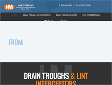 Tablet Screenshot of draintroughs.com